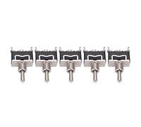 FTVOGUE Interrupteur à Bascule Mini LED, 3 Positions 15A 250VAC, Paquet | Mécanisme à bascule à 3 broches, commande marche-arrêt SPDT, boîtier en fer polypropylène, montage sur panneau pour