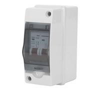 FTVOGUE Interrupteur de Déconnexion CC 500V avec Boîte de Combinaison Solaire PV à Longue Durée de Vie pour Le Système connecté de la Grille de Panneau Solaire, Système Hors Réseau, Réseau (32A)