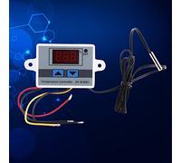 FTVOGUE Interrupteur de Thermostat Numérique AC220V avec Sonde - Précision du Contrôle à Haute Température pour le Contrôle Industriel - adapté à la Protection du de la Température