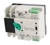 FTVOGUE Interrupteur de Transfert Automatique à Double Puissance Principale vers Le Back-Up -Up -freition Mison de Récupération Interrupteur PC Matériau 230 Vac adapté aux Usines (100A)