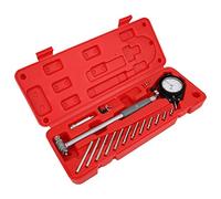 FTVOGUE Jauge d'alésage à Cadran, Plage de Mesure de 50 Mm à 160 Mm, Précision de 0,01, Outil de Mesure de Cylindre en Acier Inoxydable avec 12 Sondes pour Machiniste de Trous de Moteur