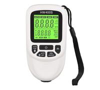 FTVOGUE Jauge d'épaisseur de Revêtement Professionnelle, Compteur d'épaisseur de Peinture en Matériau ABS avec écran rétroéclairé pour le Traitement des Métaux de Voiture, Plage 0-2000 um, (WHITE)