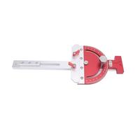 FTVOGUE Jauge d'onglet de Scie à Table en Alliage d'aluminium, Piste de Travail du Bois à Angle Réglable avec échelles HD pour des Coupes de Précision, Compatible avec Plusieurs Rails de Guidage