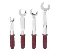 FTVOGUE Jeu de Clés à Torsion Ouvertes, Outils d'installation AC en Acier allié avec Boîte de Rangement 17 Mm 22 Mm 26 29 pour la Réparation et l'entretien Professionnels de CVC