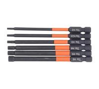 FTVOGUE Jeu de Forets à clé Hexagonale, Acier allié S2, Tailles H2 à H6, Magnétiques pour Outils électriques et Manuels, Idéal pour les Réparations Domestiques et Automobiles