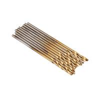 FTVOGUE Jeu de Forets à Tige Droite HSS de 1,0 Mm pour le Traitement des PCB, de l'aluminium Fin, du Bois et du Plastique