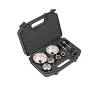 FTVOGUE Jeu de Scies-cloches pour Perçage de Carrelage, Forets en Carbure cémenté pour Verre et Porcelaine, Kit de 6 Pièces pour Perceuses électriques et Perceuses à Main