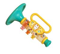 FTVOGUE Jouet Trompette pour Enfants, Instrument de Musique Jouable au Design de Dessin animé avec Un Savoir-Faire raffiné, pour L'éducation Précoce et Le Temps de Jeu de bébé (Rose) (Blue)