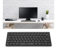 FTVOGUE K 1000 Clavier Filaire Ultra Mince Mini 78 Touches Russe Français Allemand Ergonomique pour PC de Bureau et PC Portable
