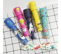 FTVOGUE Kaléidoscope 12 Pièces, Ensemble de Jouets éducatifs Colorés avec Imprimés d'animaux de Dessin animé pour Enfants, Cadeau d'anniversaire Parfait, Kaléidoscope en Papier de 14,5 Cm