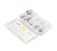 FTVOGUE Kit d'assortiment d'inserts de Réparation de Filetage 41 Pièces, Acier Inoxydable, Améliore la Force de Connexion, évite les Dommages au Filetage pour M2 à M14