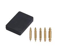 FTVOGUE Kit de 5 Pièces D'extracteur de Vis, Démonteur de Boulon à Double | Retrait de boulon cassé, acier au carbone, récupération de vis endommagée, outil d\'extraction de foret, kit de réparation