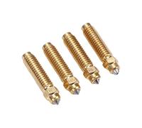 FTVOGUE Kit de Buses en Acier au Carbone pour Imprimante 3D, Jeu de Buses en Acier trempé 0,2 Mm, 0,4 Mm, 0,6, 0,8, Support en Laiton Chauffant en Céramique, pour les Utilisateurs de Fibre de