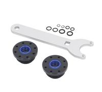 FTVOGUE Kit de Joint de Cylindre de Direction Hydraulique à Montage Avant pour Seastar HS5157, Kit de Joint en Plastique en Aluminium avec oupille et Extracteur de Support, pour Bateaux