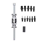 FTVOGUE Kit de Marteau à Inertie avec Adaptateurs Filetés M3 à M20 | Acier au Carbone traité Thermiquement, Marteau à Impact de 1 Kg, Compatible avec Filets Internes et Externes, Comprend une
