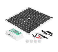 FTVOGUE Kit de Panneaux Solaires en Silicium Moocristallin, Conception Compacte, Sortie 40 W pour Camping en Plein Air et Lampes Solaires
