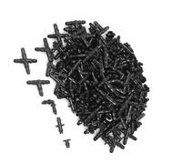 FTVOGUE Kit de Raccords de Connecteur Barb, Raccords d'irrigation à Goutte à Goutte 1/4 de Pouce, Matériau en PVC, Installation Rapide, Application Large, Kit 200pcs pour l'arrosage du Jardin