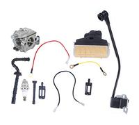 FTVOGUE Kit de Remplacement du Carburateur MS230 MS210 MS250 Pièces de Tronçonneuse Accessoires Complets Installation Facile