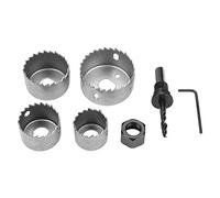 FTVOGUE Kit de Scie Cloche 4 Pièces, Coupe-trou en Acier au Carbone avec clé Hexagonale pour le Perçage du Bois dans les Armoires et les Bureaux