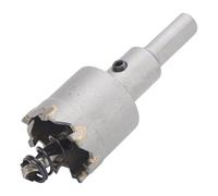 FTVOGUE Kit de Scie Cloche en Carbure, Foret Pilote Robuste, Ouvre-alliage pour Trous en Bois et Métal, épaisseur de Coupe de 3 Mm avec Dents Tranchantes pour Acier, Fer, Acier Inoxydable, Plaques