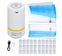 FTVOGUE Kit de Stockage sous Vide pour Filament D' 3D, Pompe Puissante, étanchéité Efficace, Protection Contre Le Sec, Bobines de 0,5 à 2 Kg, 25 Sacs