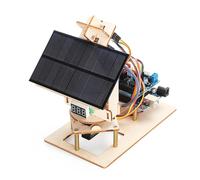 FTVOGUE Kit de Suivi Solaire STEM à Monter Soi-même, en Bois, avec Plateau de développement. Jouet éducatif et Pratique pour la Maison et l'école.