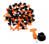 FTVOGUE Kit de Système de Nivellement de Carrelage 151 Pièces Entretoises de Carrelage en ABS avec Conception Réglable pour l'installation de au Sol et au Mur Ensemble d'outils de Bricolage