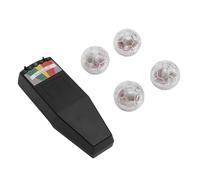 FTVOGUE Kit D'équipement de Chasse aux Fantômes, Compteur EMF et 4 Balles de Chat Activées par le Mouvement avec Affichage LED Haute sensibilité pour L'exploration du Bureau à Domicile