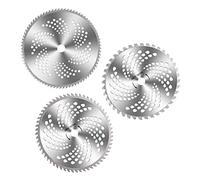 FTVOGUE Lame de Scie pour Tondeuse à Gazon, Matériau en Acier allié, 40 60 80 Dents, pour Remplacement de Débroussailleuse et de Coupe-Herbe