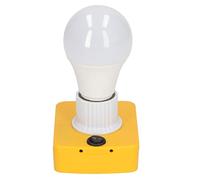 FTVOGUE Lampe d'ampoule de Travail LED, Lampe de Base à Vis d'urgence Extérieure Portable PC, 7W 700LM 6500K 12V à 60V, pour Campings, Garages, Chantier, Utilisation en Cas de Panne de Courant avec