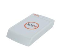 FTVOGUE Lecteur de Carte IC, Lecteur NFC 4.0 avec Indicateur LED, pour IOS Androids ISO14443A M1, Cartes CPU Ultralégères, Contrôle D'accès Bancaire