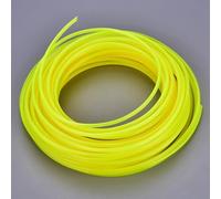 FTVOGUE Ligne de Coupe, Cordon Rond en Nylon pour Tondeuse à Gazon, Diamètre 3 Mm, Longueur 15 M pour Débroussailleuse et Débroussailleuse (Jaune 3,0 mm * 15 m)