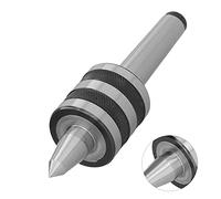 FTVOGUE Live Center Morse MT2, Acier Rapide Tour CNC Outil Rotatif | Support d\'arbre de poupée mobile, tolérance de précision de 0,01 mm, roulement conique à 60 degrés, corps en alliage