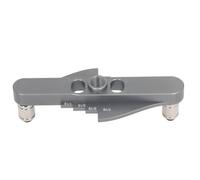 FTVOGUE Localisateur de Poinçon pour le Travail du Bois, Ensemble d'outils de Guidage de Perçage de Trous Droits en Alliage d'aluminium avec échelles en Pouces, Traceur de Ligne à Centrage