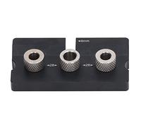 FTVOGUE Localisateur de Poinçons pour Chevilles en Bois en Acier Inoxydable, Gabarit de Travail du Bois en Alliage d'aluminium pour un Perçage et un Alignement Précis pour des Trous de 8 Mm et 10 Mm