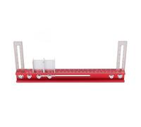 FTVOGUE Localisateur d'Installation de Poteau de Garde-robe, Règle à Double échelle en Alliage d'aluminium pour une Installation Parallèle Rapide, Plaque Supérieure Réglable de 1 à 90 Mm avec