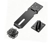 FTVOGUE Loquet à Loquet de Cadenas en Acier Inoxydable, 6,3 Pouces pour | Robuste, avec Vis de Montage, pour Armoire, Remise, Cage pour Animaux de Compagnie