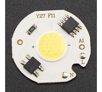 FTVOGUE Lot de 10 Ampoules LED COB 5 W AC 220 V, Haute luminosité, Substrat en Aluminium pour éclairage Intérieur, Paysage, publicité, avec une Durée de Vie de 50 000 h. (Lumière blanche 5W)