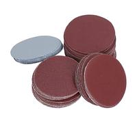 FTVOGUE Lot de 10 Disques de Ponçage Ronds en Oxyde D'aluminium 80-3000, avec Support de 7,6 Cm, pour le Nettoyage du Métal, du Bois et du Jade