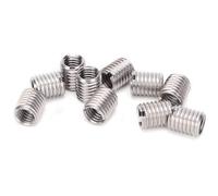 FTVOGUE Lot de 10 écrous D'insertion pour Réparation de Filetage M8 à M10, Adaptateur de Filetage en Acier Inoxydable pour Aviation, Automobiles, Moules, équipements Mécaniques,