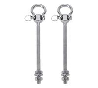 FTVOGUE Lot de 2 Cintres de Balançoire Robustes en Acier Inoxydable 304, capacité de 1 500 Kg, avec de Connexion Rapide, pour Chaise Hamac de Porche, Sac Lourd, Balançoire de Yoga