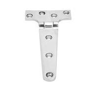 FTVOGUE Lot de 2 Épaissi Charnières en Acier Inoxydable Feuille T Type Charnière pour Portes De Jardin 151 * 75 * 4.5mm