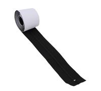 FTVOGUE Lot de 2 Fermetures à Glissière Auto-adhésives Résistantes à la Poussière pour Bâches en Plastique de Serre (Black)
