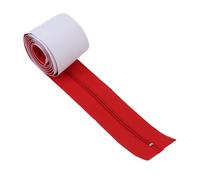 FTVOGUE Lot de 2 Fermetures à Glissière Auto-adhésives Résistantes à la Poussière pour Bâches en Plastique de Serre (Rouge)