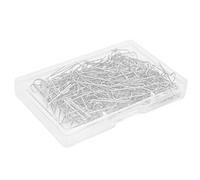 FTVOGUE Lot de 200 épingles à Fourche en Acier Inoxydable en Forme de U pour Le Matelassage, l'artisanat et Les Fournitures de Décoration d'intérieur, 23 Mm de Long, Idéales pour Les Projets de