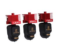 FTVOGUE Lot de 3 Kits Hotend à Haut Débit 0,4 Mm 0,6 Mm 0,8 avec Buse en Acier trempé Intégrée pour Bambuing Lab X2D H2D H2S Gauche A1 A1 Mini Imprimante 3D