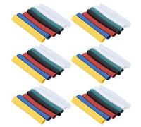 FTVOGUE Lot de 42 Gaines Thermorétractables pour Câbles électriques, 6 Mm et 3 Mm, pour la Réparation des Câbles de Données