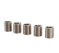 FTVOGUE Lot de 5 Inserts Filetés en Acier Inoxydable pour Réparation M20 X 2,5 X 2D, Fournitures Industrielles