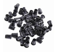 FTVOGUE Lot de 50 Supports de Lampe en Nylon pour diodes, Douilles Lampe LED, Pieds de Lampes(5 mm)