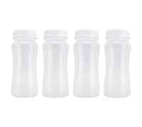 FTVOGUE Lot de 8 Flacons de Stockage de Lait, Col Large de 5 Cm, Anti-fuite, capacité de 300 Ml, Réutilisables, avec Bouchon Anti-fuite, pour Tire-lait électrique